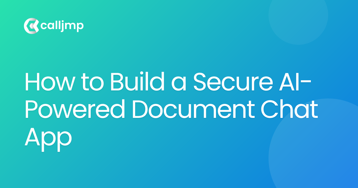 How to Build a Secure AI-Powered Document Chat App