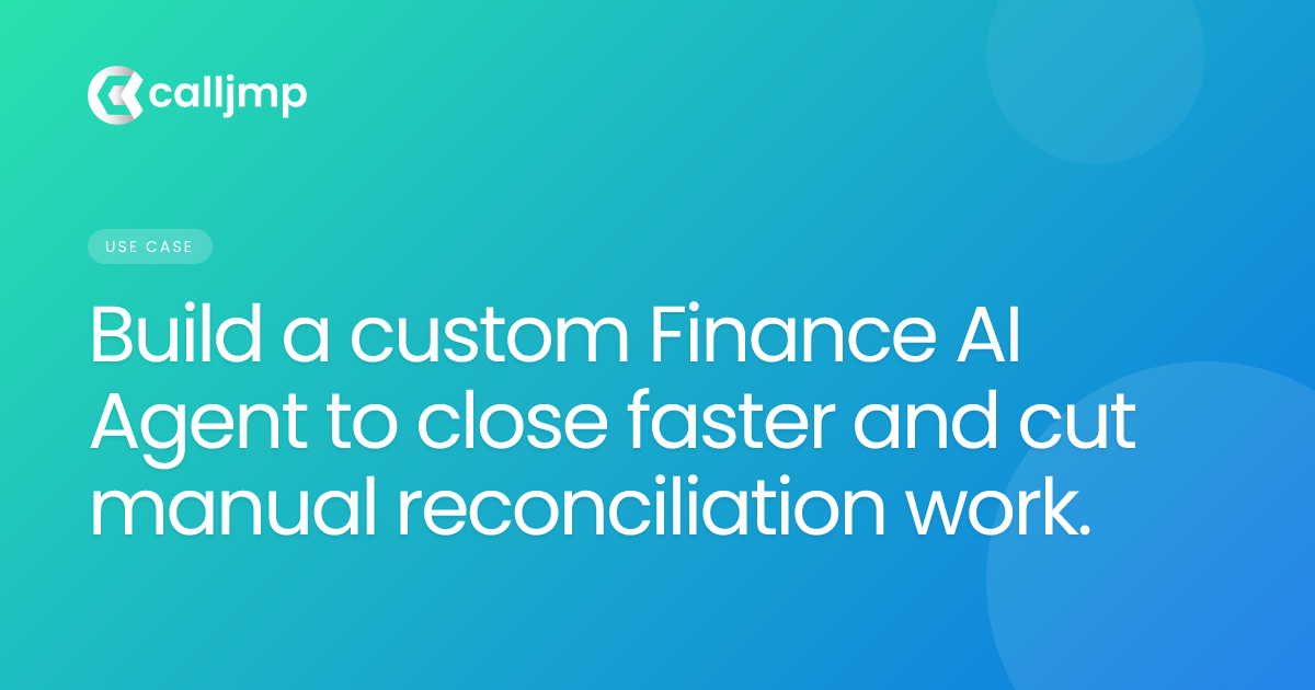 Build a custom Finance AI Agent to close faster and cut manual reconciliation work.